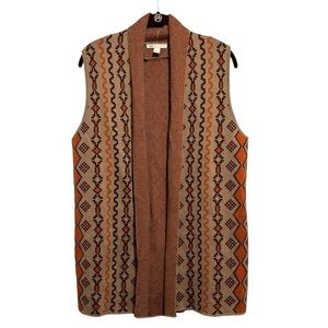 Cato’s Women’s Long Knit Sweater Vest Large